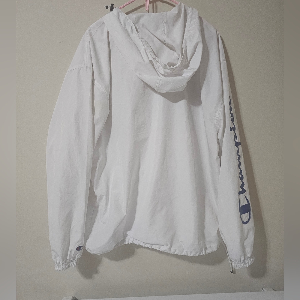 Champion Men's Lrg Windbreaker White - Picture 4 of 8